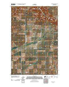 Mondovi Washington Historical topographic map, 1:24000 scale, 7.5 X 7.5 Minute, Year 2011