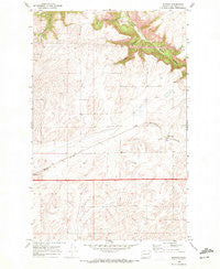 Mondovi Washington Historical topographic map, 1:24000 scale, 7.5 X 7.5 Minute, Year 1969