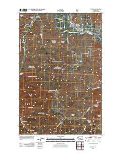 Monitor Washington Historical topographic map, 1:24000 scale, 7.5 X 7.5 Minute, Year 2011