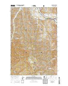 Monitor Washington Current topographic map, 1:24000 scale, 7.5 X 7.5 Minute, Year 2014