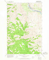 Monitor Washington Historical topographic map, 1:24000 scale, 7.5 X 7.5 Minute, Year 1966
