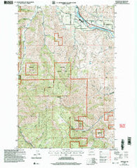 Monitor Washington Historical topographic map, 1:24000 scale, 7.5 X 7.5 Minute, Year 2003