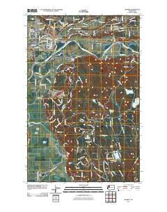 Monroe Washington Historical topographic map, 1:24000 scale, 7.5 X 7.5 Minute, Year 2011