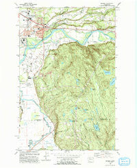 Monroe Washington Historical topographic map, 1:24000 scale, 7.5 X 7.5 Minute, Year 1993
