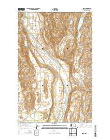 Monse Washington Current topographic map, 1:24000 scale, 7.5 X 7.5 Minute, Year 2014