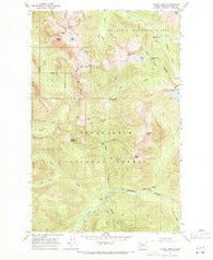 Monte Cristo Washington Historical topographic map, 1:24000 scale, 7.5 X 7.5 Minute, Year 1965