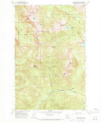 Monte Cristo Washington Historical topographic map, 1:24000 scale, 7.5 X 7.5 Minute, Year 1965