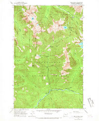 Monte Cristo Washington Historical topographic map, 1:24000 scale, 7.5 X 7.5 Minute, Year 1965