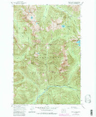 Monte Cristo Washington Historical topographic map, 1:24000 scale, 7.5 X 7.5 Minute, Year 1965