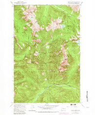 Monte Cristo Washington Historical topographic map, 1:24000 scale, 7.5 X 7.5 Minute, Year 1965