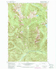 Monte Cristo Washington Historical topographic map, 1:24000 scale, 7.5 X 7.5 Minute, Year 1965