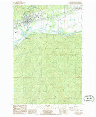 Montesano Washington Historical topographic map, 1:24000 scale, 7.5 X 7.5 Minute, Year 1965