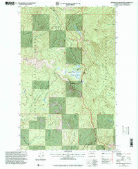 Monumental Mountain Washington Historical topographic map, 1:24000 scale, 7.5 X 7.5 Minute, Year 1996