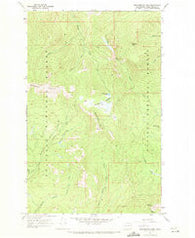 Monumental Mtn. Washington Historical topographic map, 1:24000 scale, 7.5 X 7.5 Minute, Year 1967