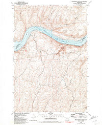 Monumental Rock Washington Historical topographic map, 1:24000 scale, 7.5 X 7.5 Minute, Year 1981
