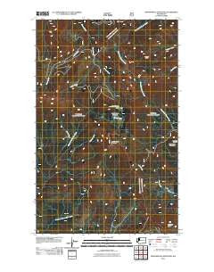 Monumental Mountain Washington Historical topographic map, 1:24000 scale, 7.5 X 7.5 Minute, Year 2011