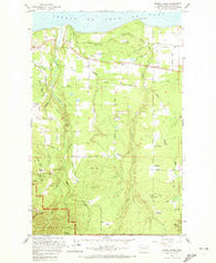 Morse Creek Washington Historical topographic map, 1:24000 scale, 7.5 X 7.5 Minute, Year 1961