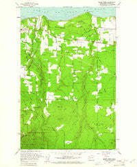 Morse Creek Washington Historical topographic map, 1:24000 scale, 7.5 X 7.5 Minute, Year 1961