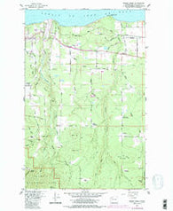 Morse Creek Washington Historical topographic map, 1:24000 scale, 7.5 X 7.5 Minute, Year 1961