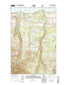Morse Creek Washington Current topographic map, 1:24000 scale, 7.5 X 7.5 Minute, Year 2014