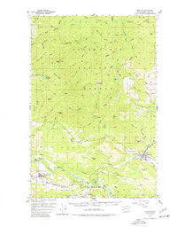 Morton Washington Historical topographic map, 1:62500 scale, 15 X 15 Minute, Year 1957