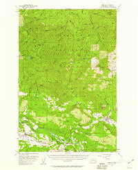 Morton Washington Historical topographic map, 1:62500 scale, 15 X 15 Minute, Year 1957
