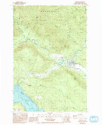 Morton Washington Historical topographic map, 1:24000 scale, 7.5 X 7.5 Minute, Year 1987