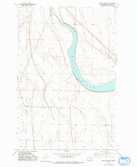 Moses Lake NW Washington Historical topographic map, 1:24000 scale, 7.5 X 7.5 Minute, Year 1956