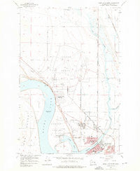 Moses Lake North Washington Historical topographic map, 1:24000 scale, 7.5 X 7.5 Minute, Year 1956