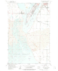 Moses Lake South Washington Historical topographic map, 1:24000 scale, 7.5 X 7.5 Minute, Year 1956