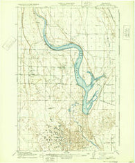 Moses Lake Washington Historical topographic map, 1:62500 scale, 15 X 15 Minute, Year 1912
