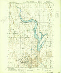 Moses Lake Washington Historical topographic map, 1:62500 scale, 15 X 15 Minute, Year 1912