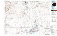 Moses Lake Washington Historical topographic map, 1:100000 scale, 30 X 60 Minute, Year 1982
