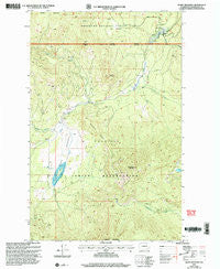 Moses Meadows Washington Historical topographic map, 1:24000 scale, 7.5 X 7.5 Minute, Year 2001