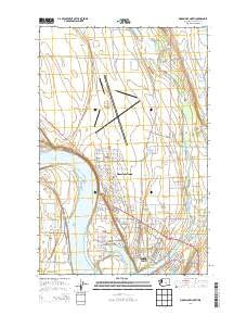 Moses Lake North Washington Current topographic map, 1:24000 scale, 7.5 X 7.5 Minute, Year 2014
