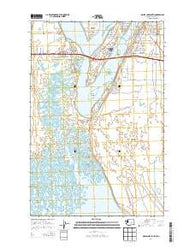 Moses Lake South Washington Current topographic map, 1:24000 scale, 7.5 X 7.5 Minute, Year 2014