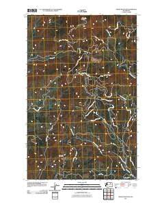 Moses Mountain Washington Historical topographic map, 1:24000 scale, 7.5 X 7.5 Minute, Year 2011