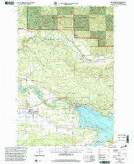Mossyrock Washington Historical topographic map, 1:24000 scale, 7.5 X 7.5 Minute, Year 1998