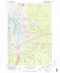 Mount Adams East Washington Historical topographic map, 1:24000 scale, 7.5 X 7.5 Minute, Year 1970