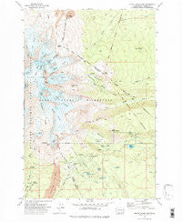 Mount Adams East Washington Historical topographic map, 1:24000 scale, 7.5 X 7.5 Minute, Year 1970