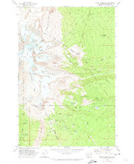 Mount Adams East Washington Historical topographic map, 1:24000 scale, 7.5 X 7.5 Minute, Year 1970
