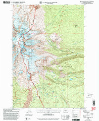 Mount Adams East Washington Historical topographic map, 1:24000 scale, 7.5 X 7.5 Minute, Year 1998