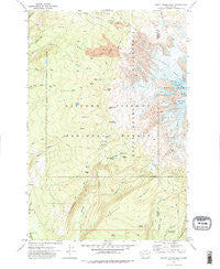 Mount Adams West Washington Historical topographic map, 1:24000 scale, 7.5 X 7.5 Minute, Year 1970