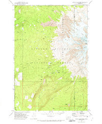Mount Adams West Washington Historical topographic map, 1:24000 scale, 7.5 X 7.5 Minute, Year 1970