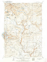 Mount Adams Washington Historical topographic map, 1:125000 scale, 30 X 30 Minute, Year 1904