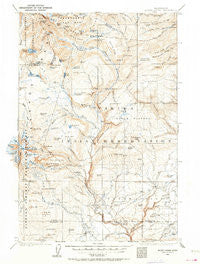 Mount Adams Washington Historical topographic map, 1:125000 scale, 30 X 30 Minute, Year 1904