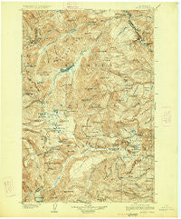 Mount Aix Washington Historical topographic map, 1:125000 scale, 30 X 30 Minute, Year 1904
