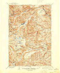 Mount Aix Washington Historical topographic map, 1:125000 scale, 30 X 30 Minute, Year 1904