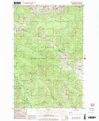 Mount Angeles Washington Historical topographic map, 1:24000 scale, 7.5 X 7.5 Minute, Year 1999