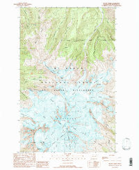 Mount Baker Washington Historical topographic map, 1:24000 scale, 7.5 X 7.5 Minute, Year 1989